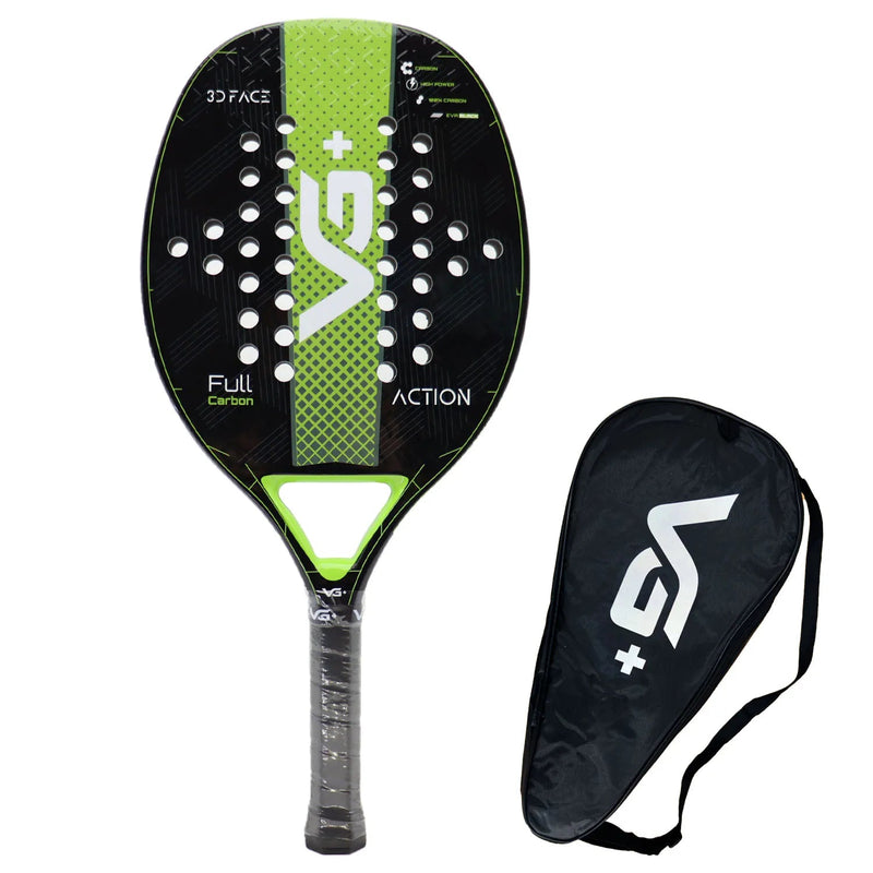 Raquete de Beach Tennis Pro Kevlar Carbono 12K