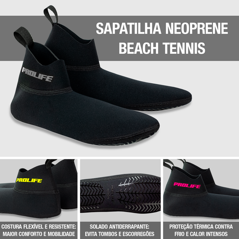 Sapatilha Neoprene Beach Tennis