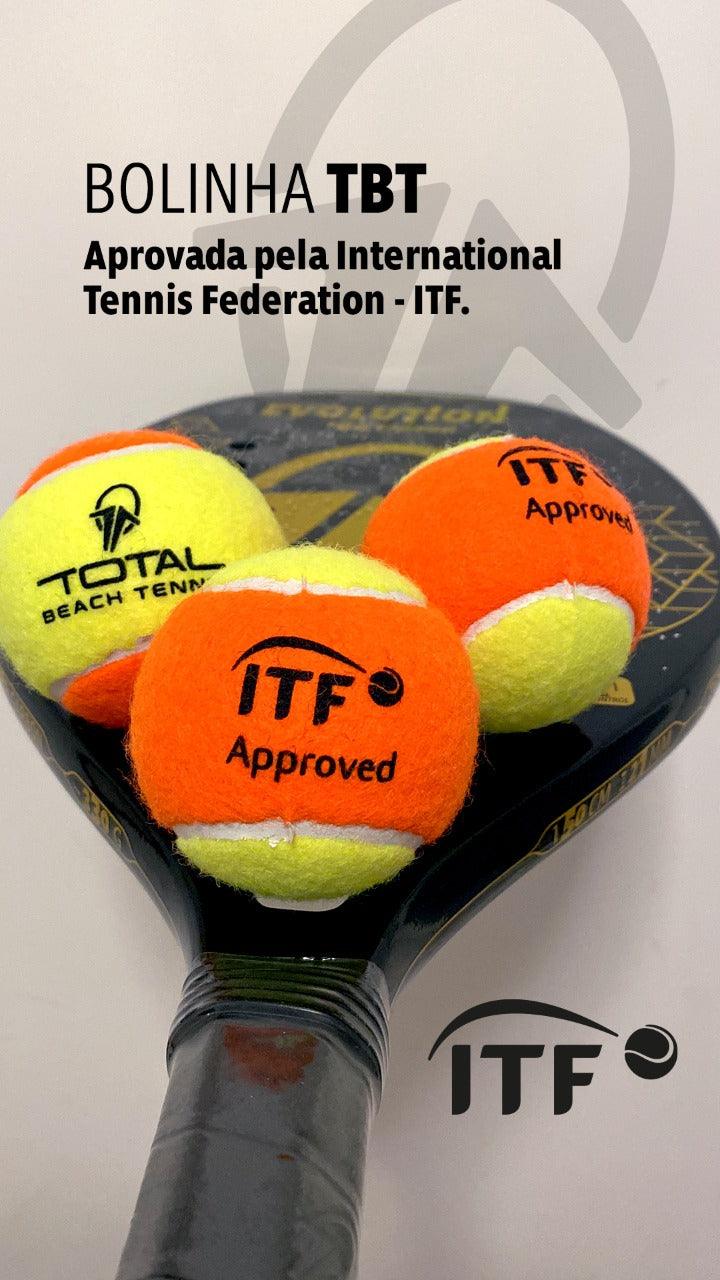 Bola para Beach Tennis TBT ITF Approved - 3 Unidades