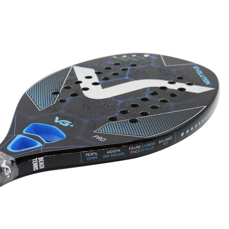 Raquete de Beach Tennis Pro Kevlar Carbono 12K