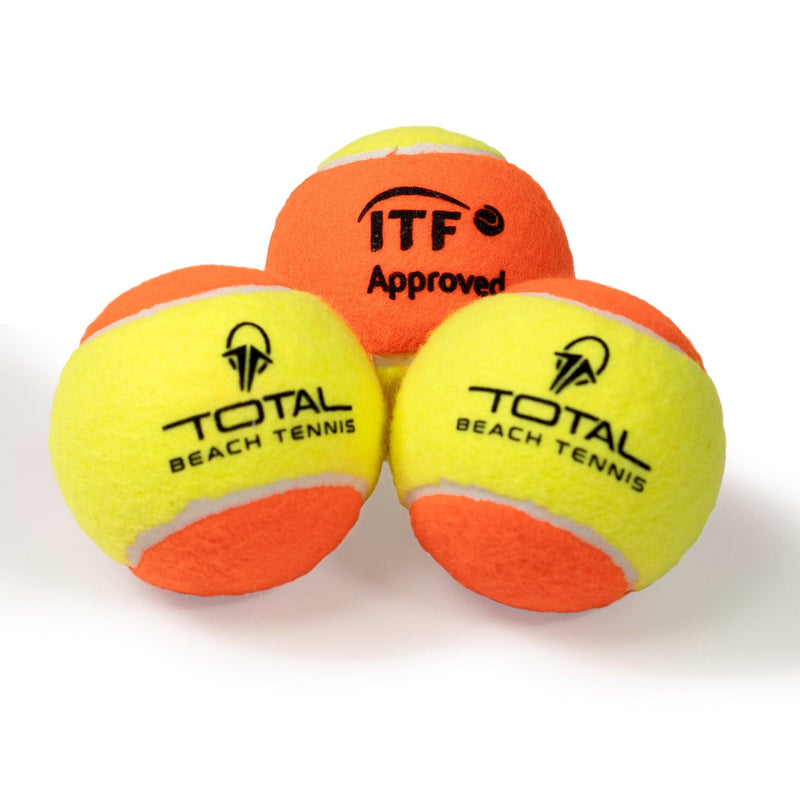 Bola de Beach Tennis TBT ITF Approved - 12 Unidades
